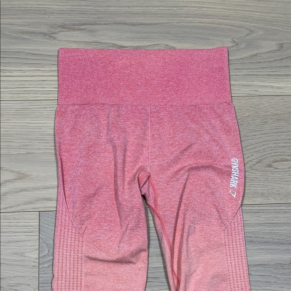 Gymshark Seamless Leggings Women's Size Small Ombre Pink /Orange - Picture 2 of 10
